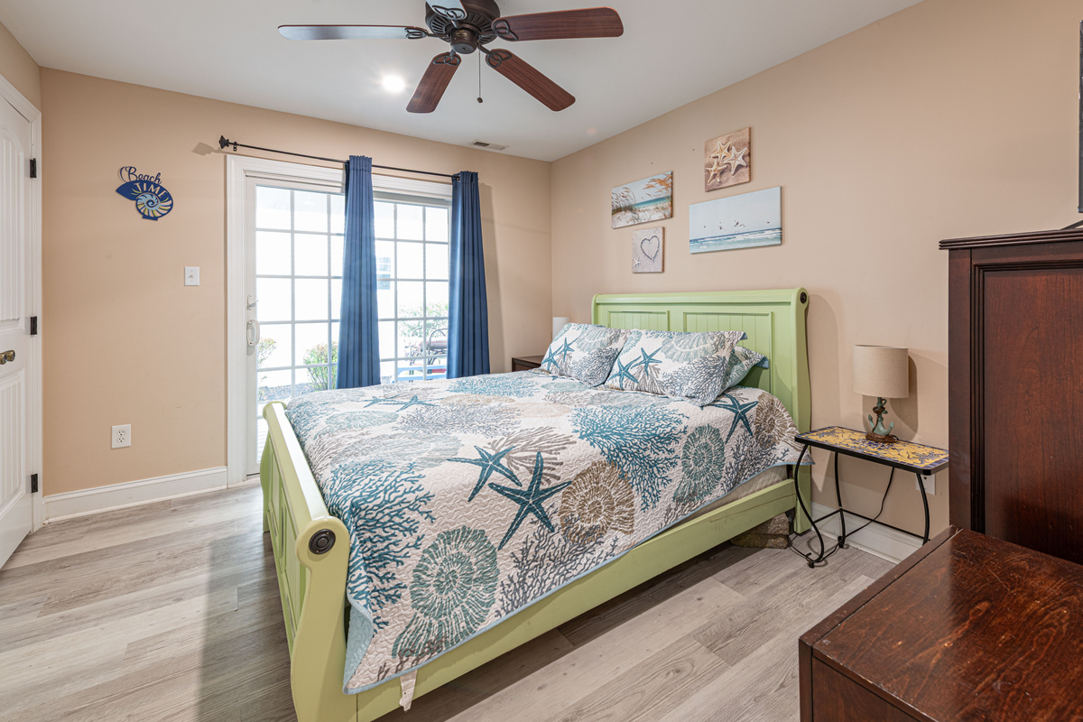 Bedroom 3 with View of Patio Doors