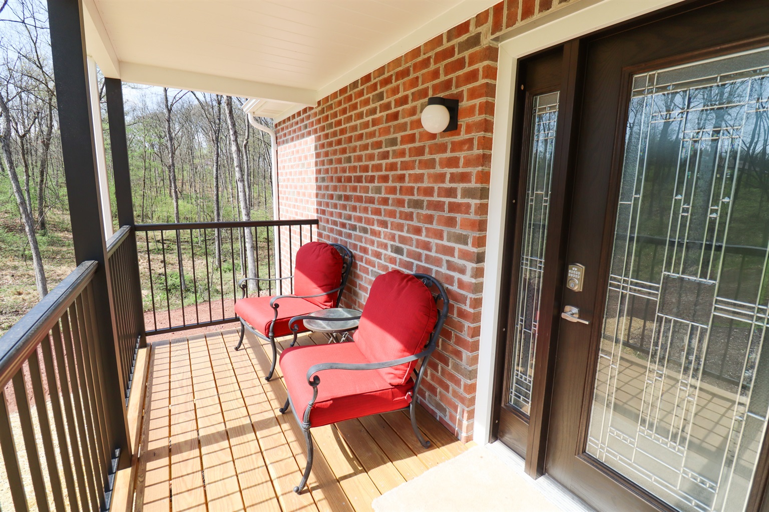 Start your mornings slow with coffee and peaceful countryside views