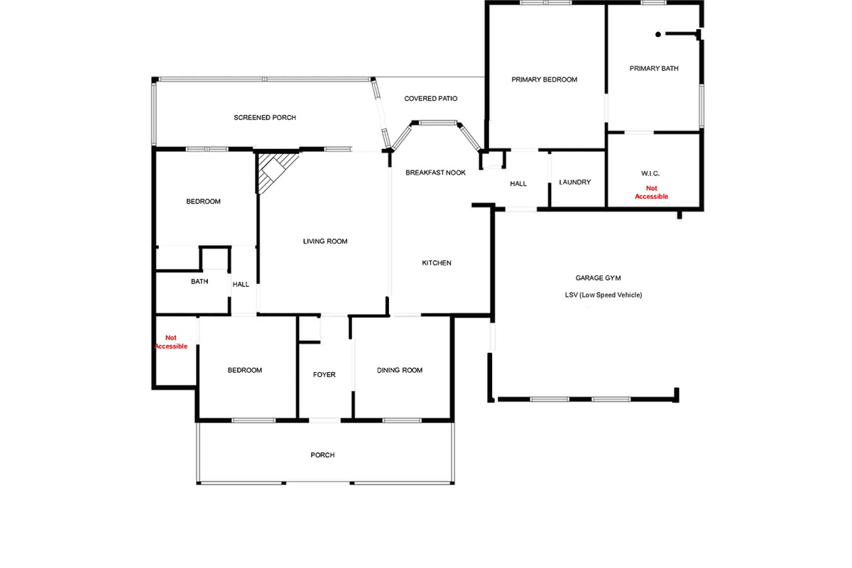 Spacious, open layout with room for everyone to relax and recharge- see how everything flows in this easy floor plan.