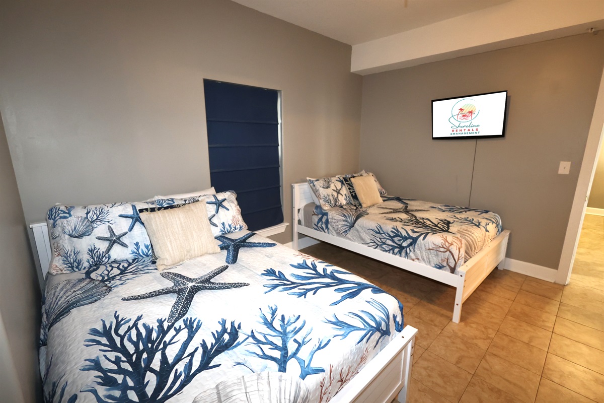 Brand new queen beds in guest rooms for extra family and friends to enjoy!