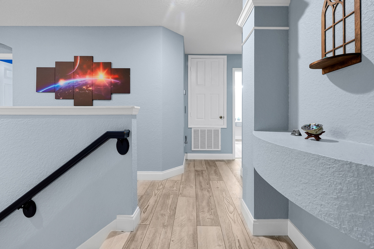 Upstairs landing