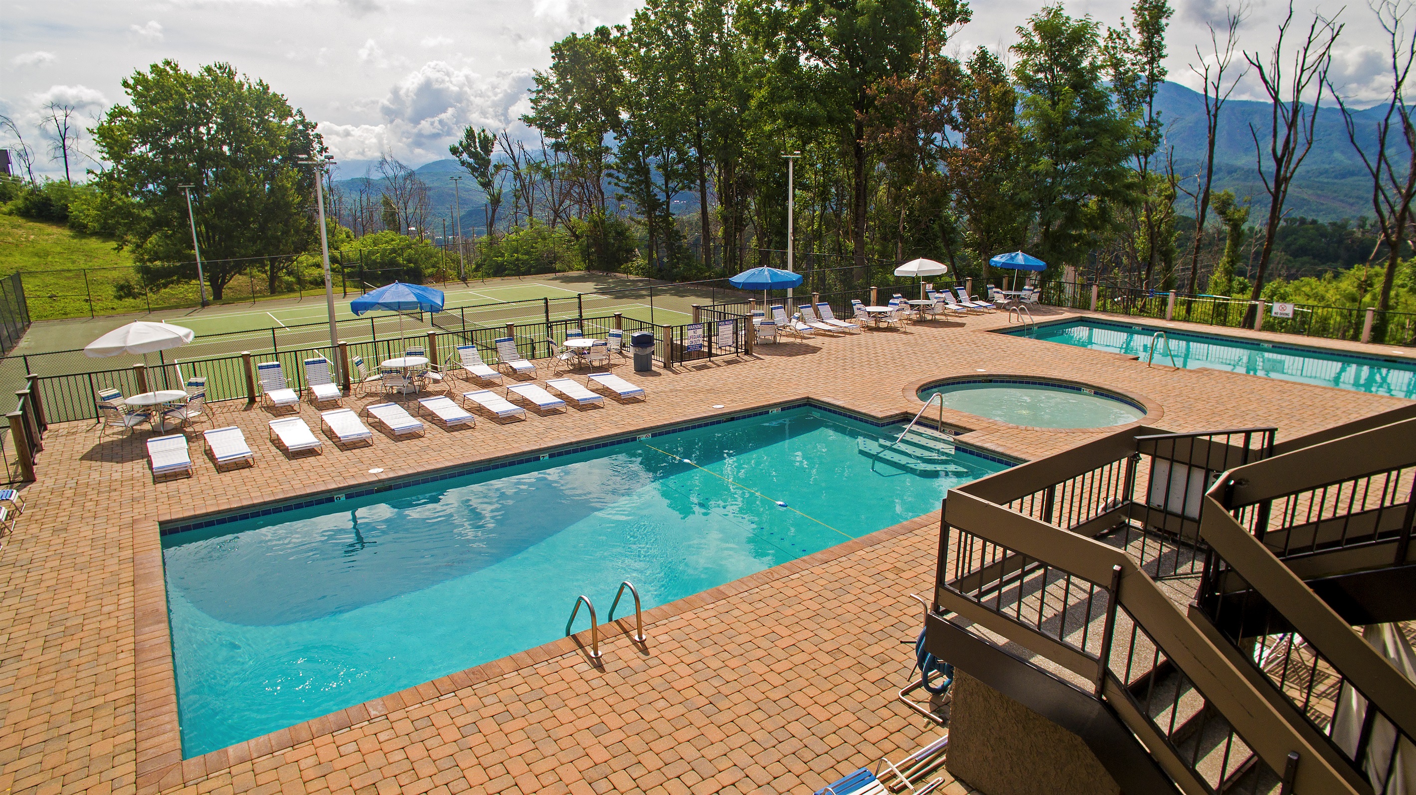 1 of 3 community pools you have access to as a guest of the Hideaway Lodge!