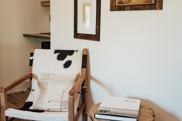 Works as hard as you do: an in-suite desk, coffee bar, and mini fridge &mdash; every bedroom here is its own private suite.