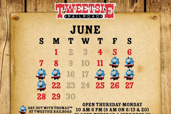Tweetsie Railroad is family fun for everyone! June Events Calendar