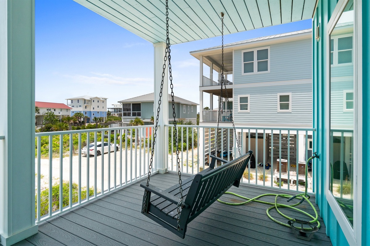 Master Bedroom Porch with Gulf Views