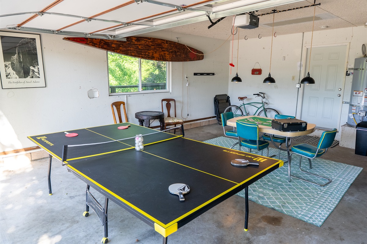 Grab a paddle and dive into a high-energy game of ping pong.