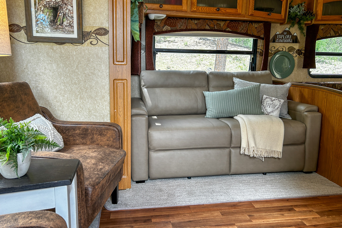 Come in and relax in the living area