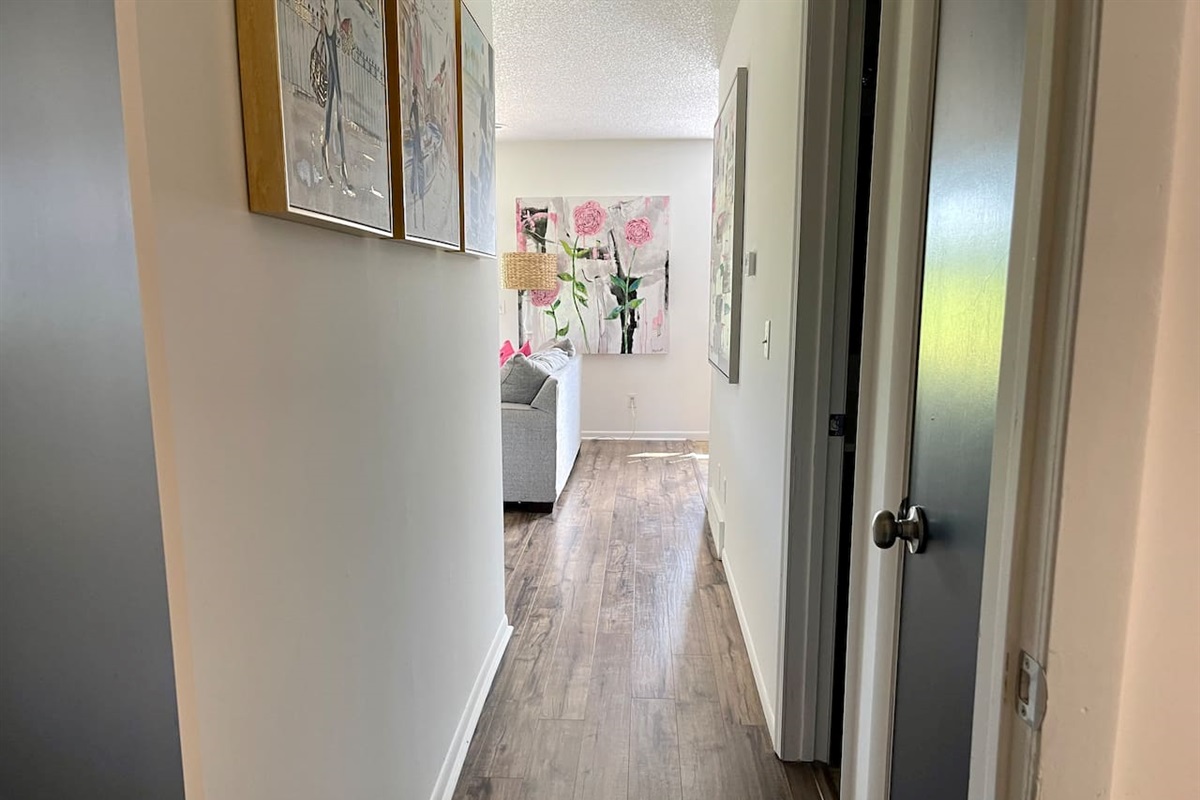 Hallway from bedroom