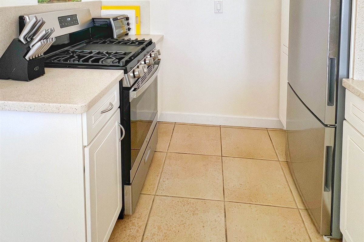 All the essentials are provided, so you can cook with ease during your stay.