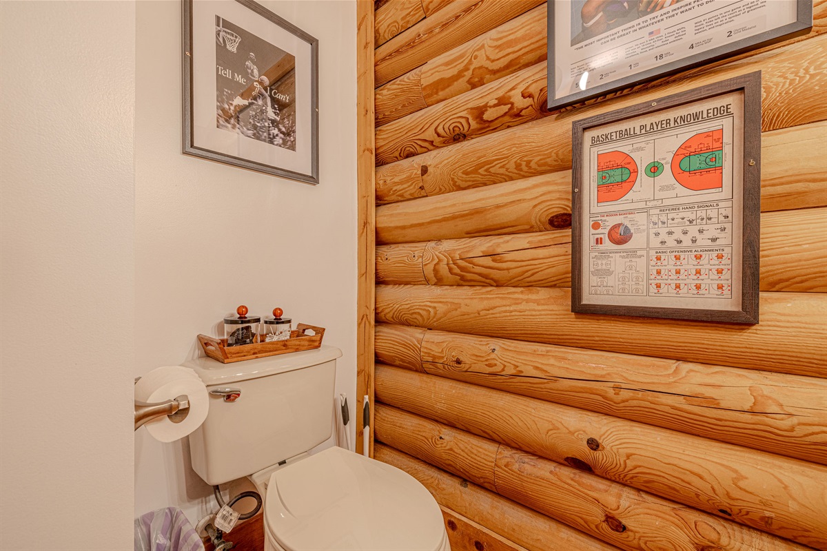 Main floor half bathroom