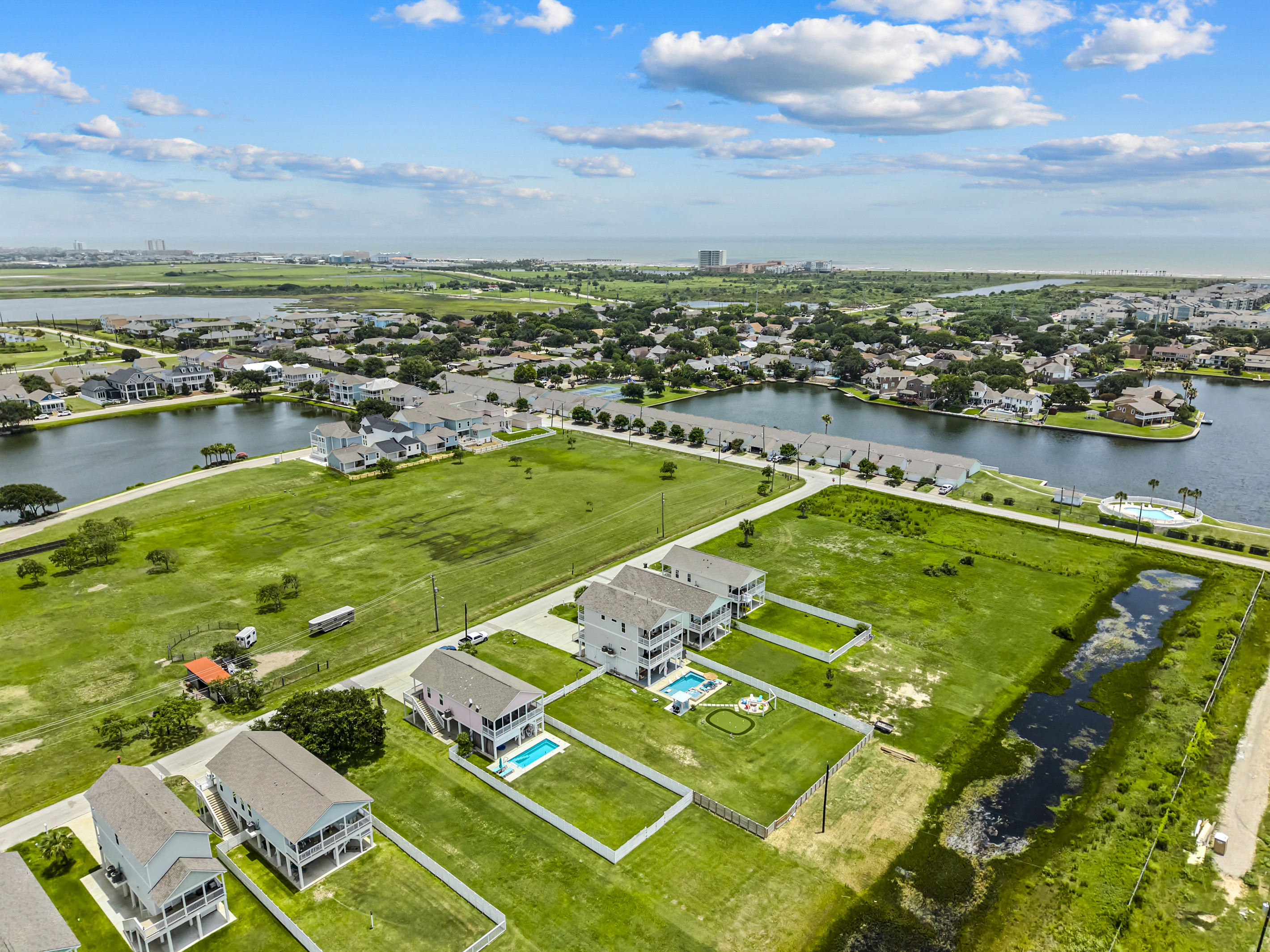 Wake up to beautiful water views and experience the best of Galveston from this perfectly located beach retreat.