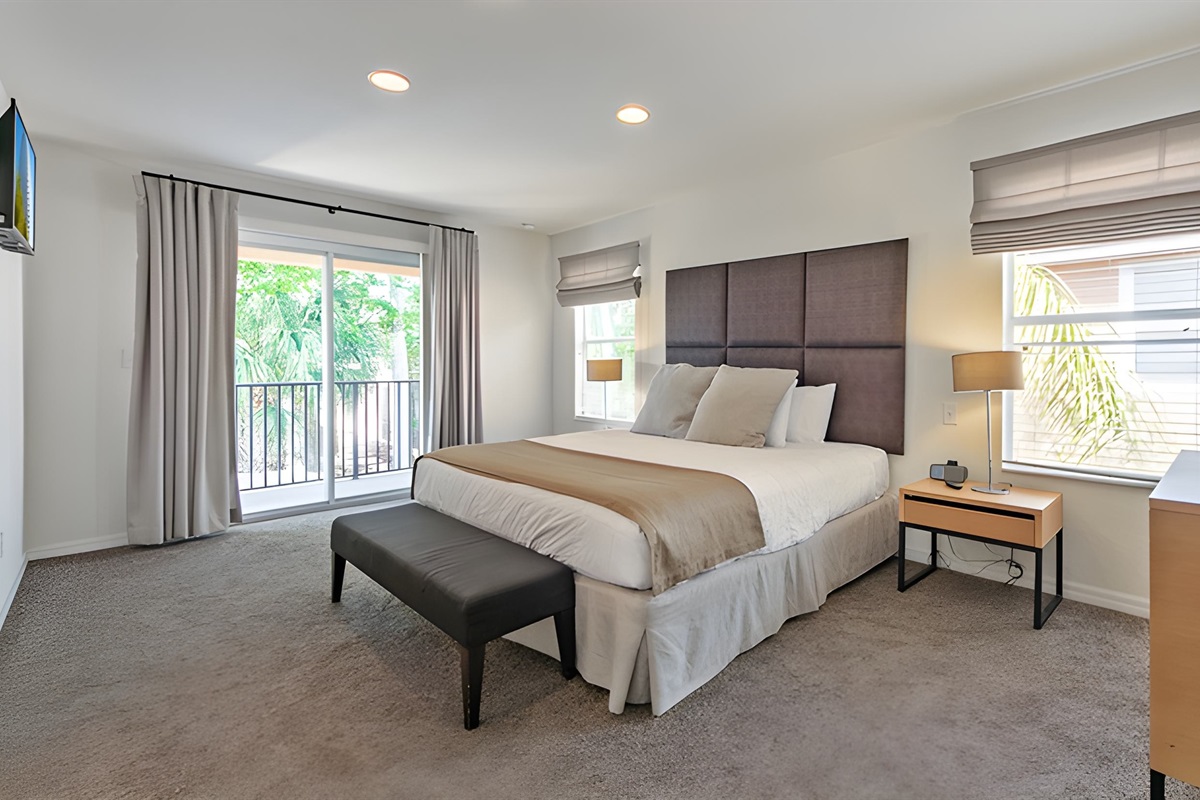 This is the master bedroom, in the first floor