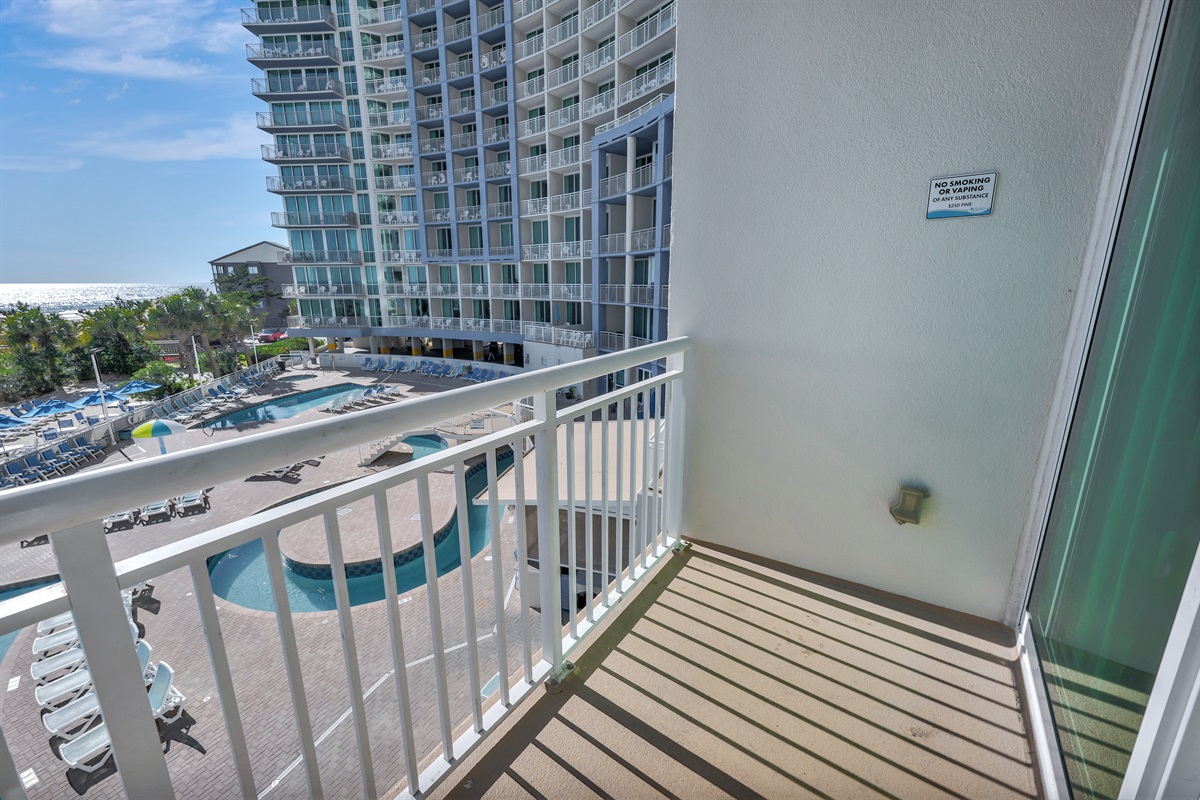 Amazing View from the Balcony!