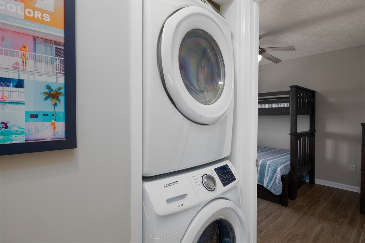 In-unit laundry