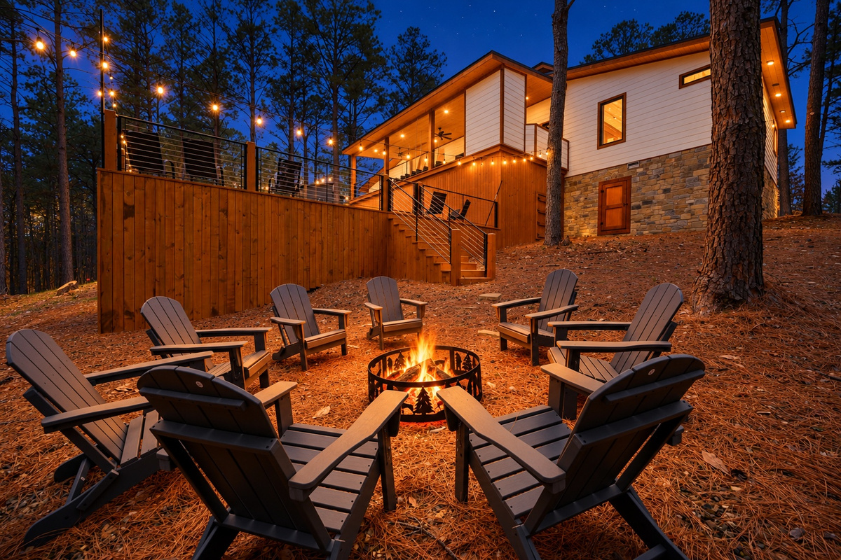 Gather beneath the stars for crackling fires, toasted marshmallows, and lasting memories.