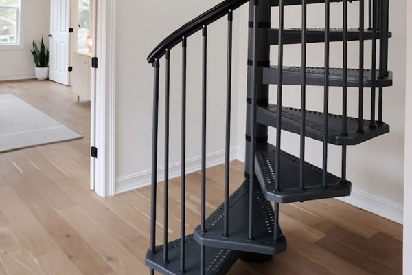 Up the spiral staircase you'll find the lookout.