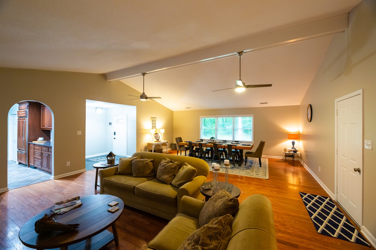 Living Room & Dining Area