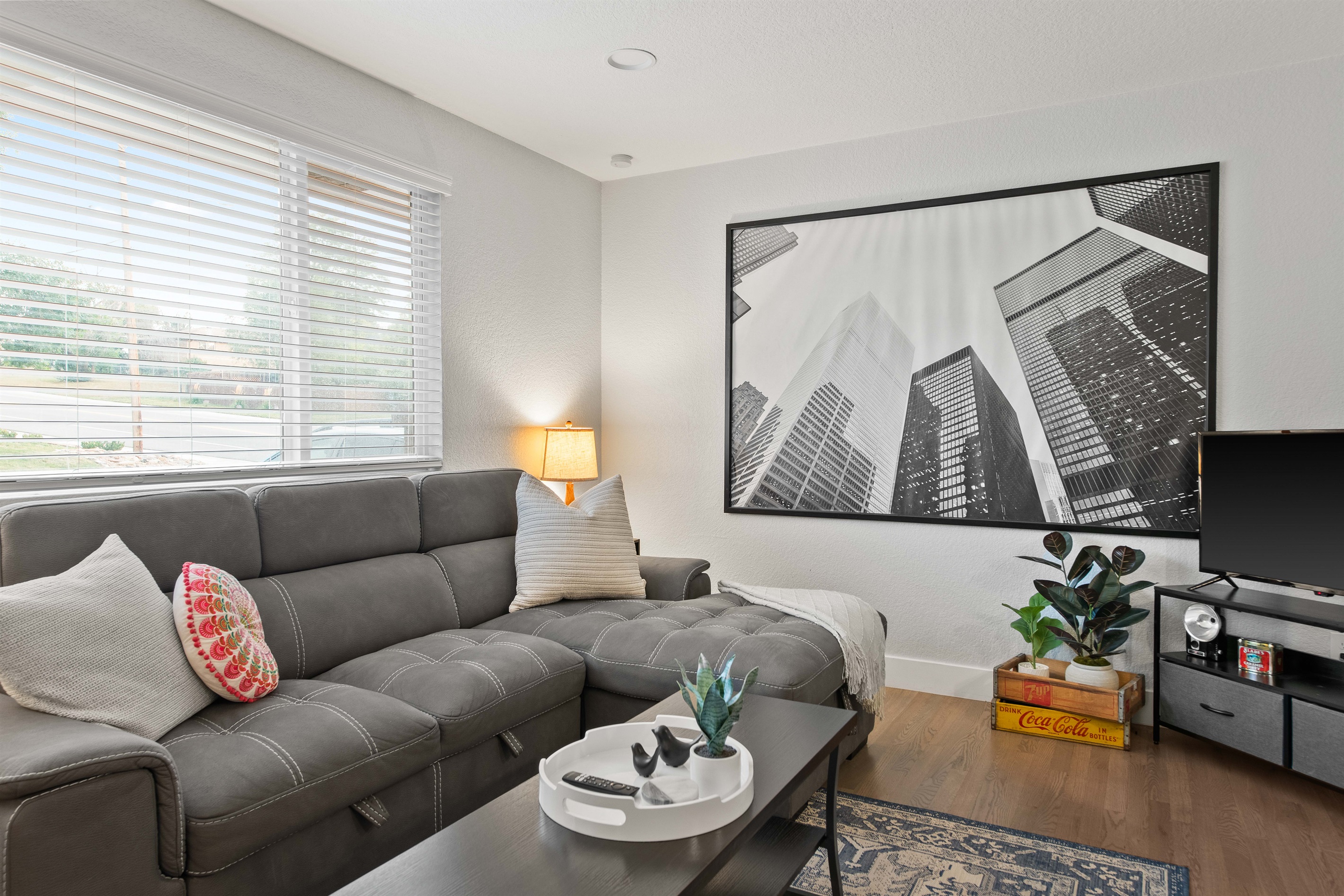 Upper living room sleeper sofa