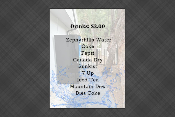 A variety of cold drinks to choose from. One complimentary digital drink pass per guest. 