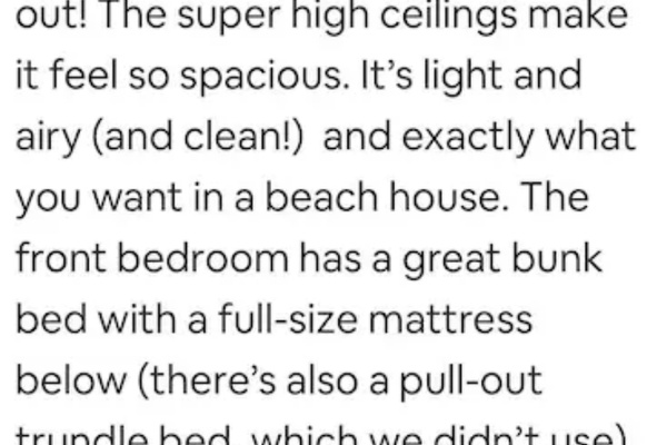 Past guests keep saying it: “exactly what you want in a beach house” — bright, spacious, and spotless.