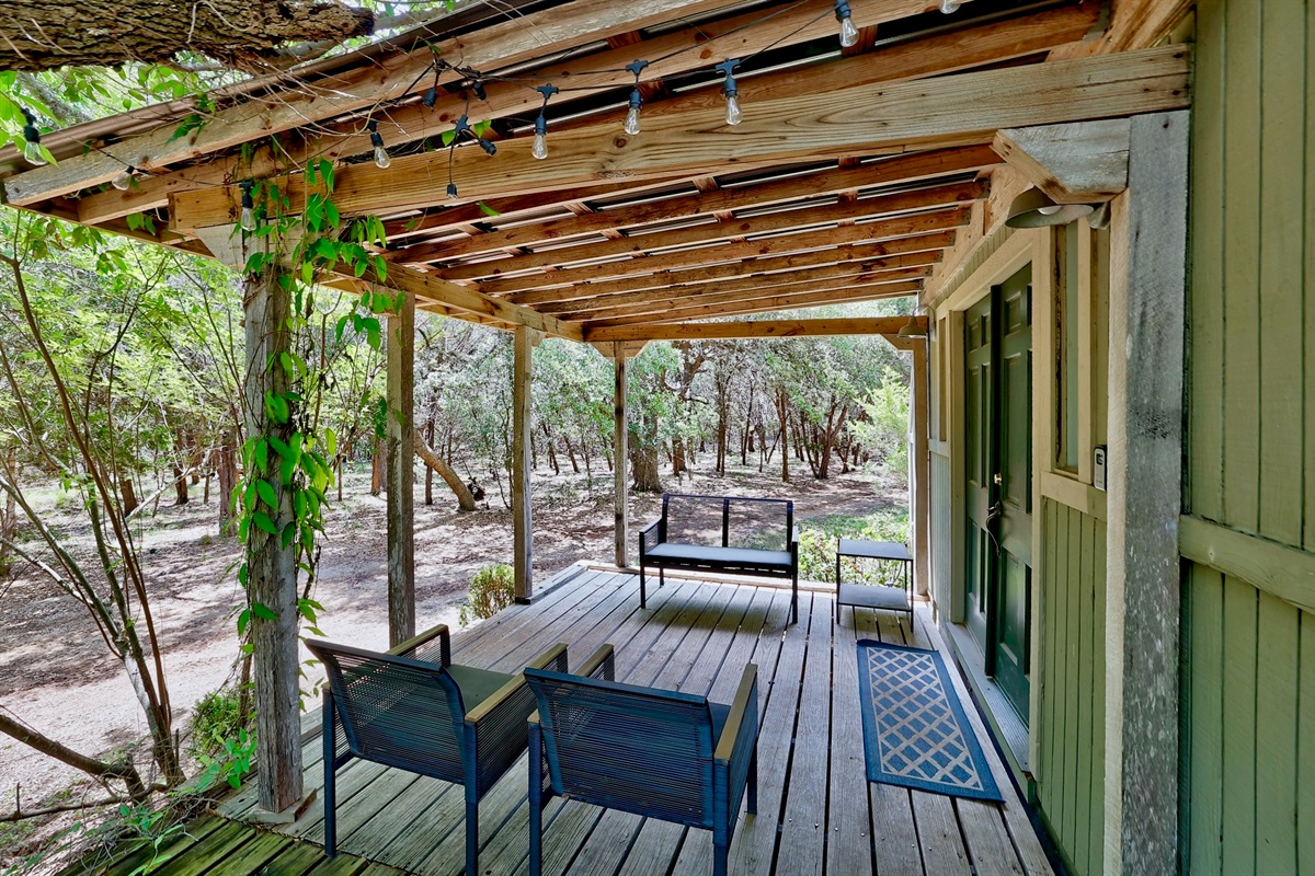 Private outdoor spaces to relax and unwind