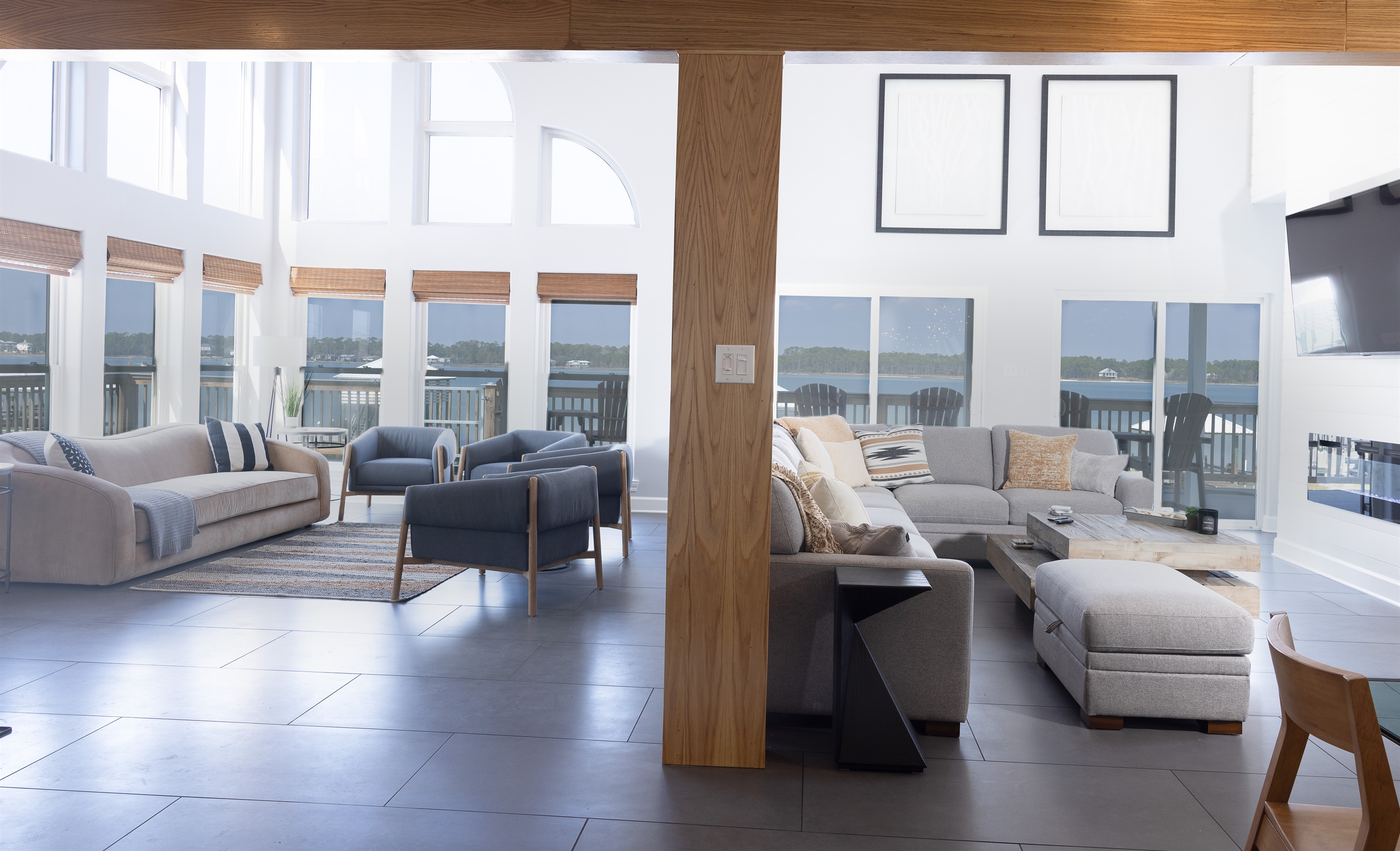 Great Room with 2 seating areas