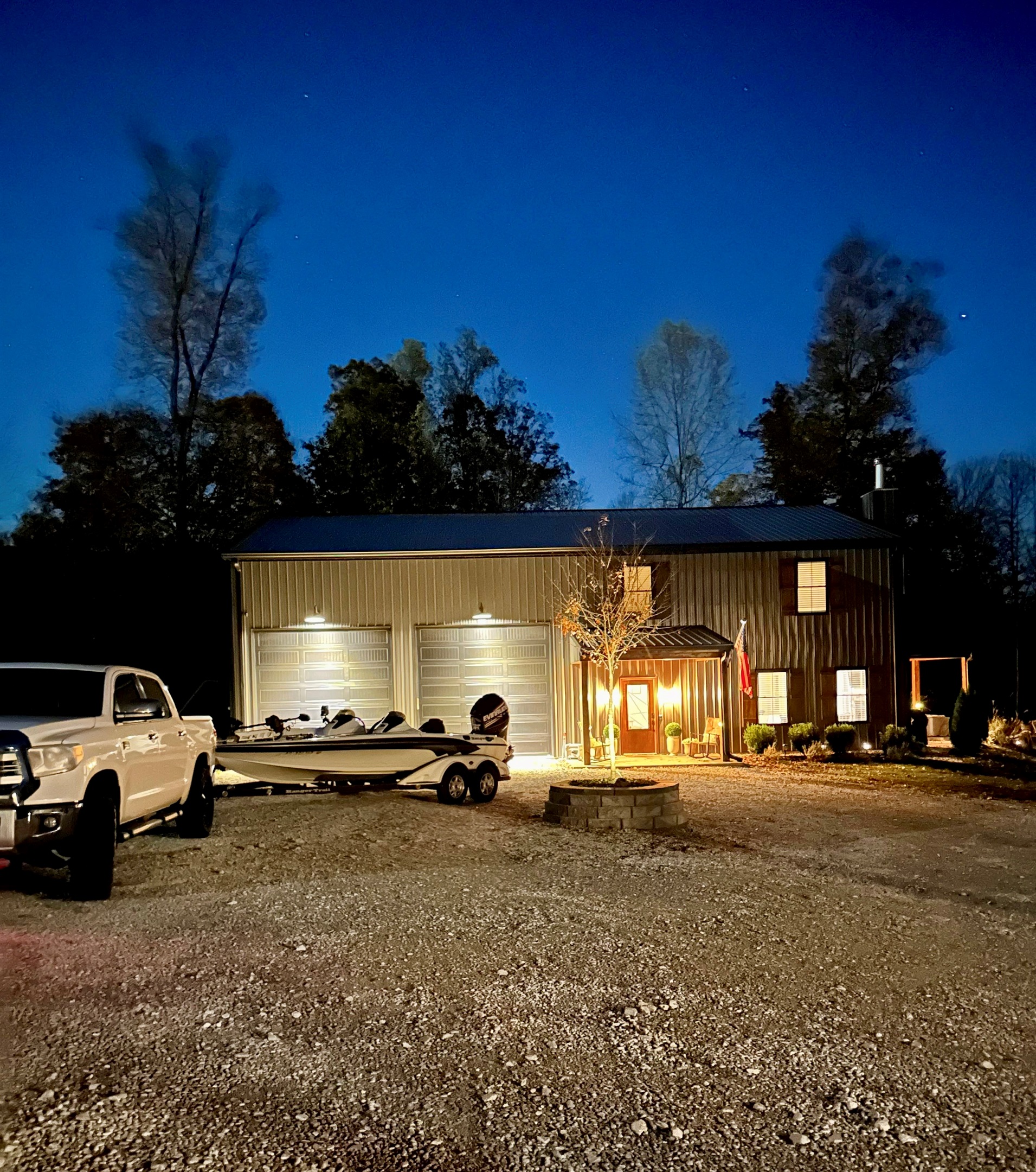 Plenty of room to park and play corn hole!