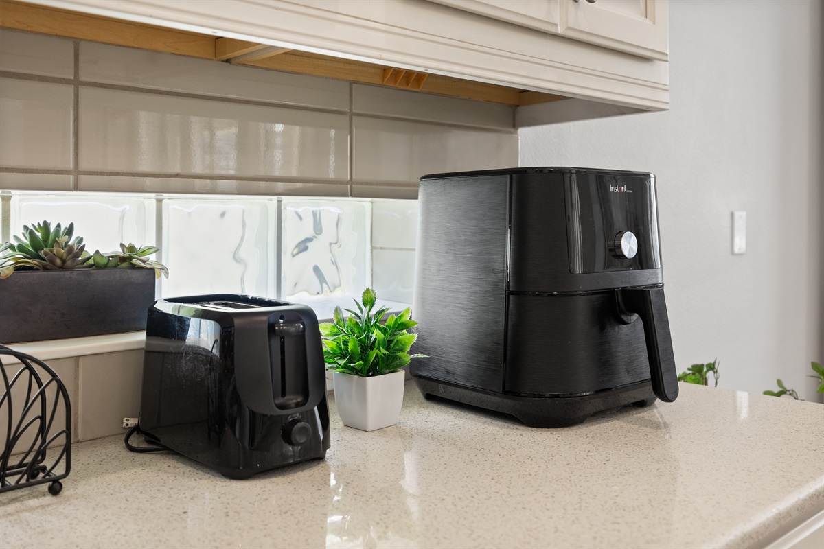 You also have an air fryer