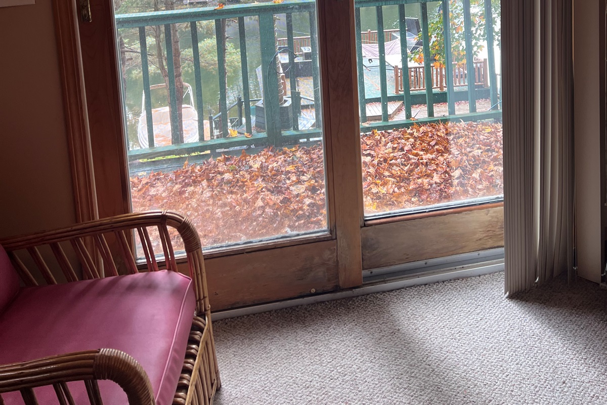 Private balcony