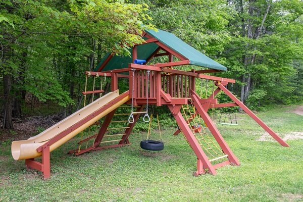 Rainbow playset for the kids.