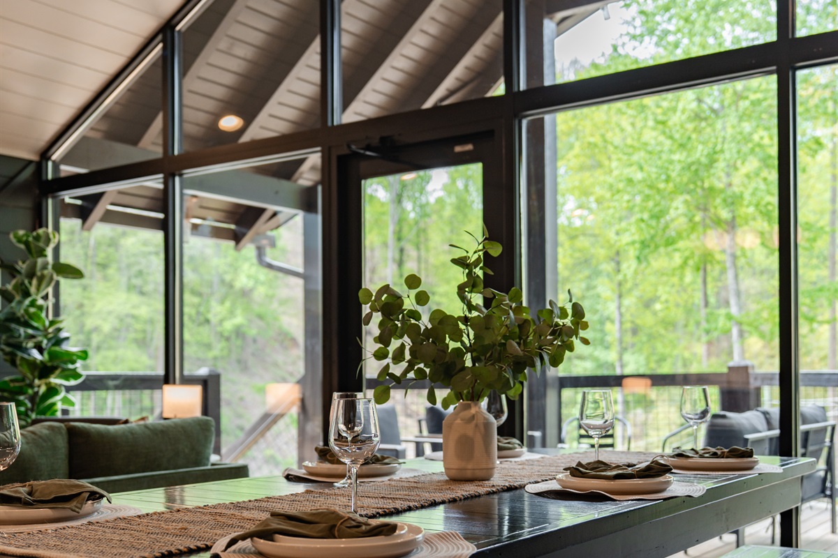 Welcoming dining area.