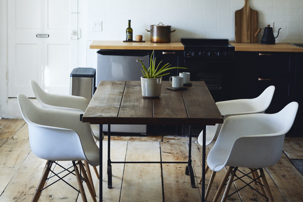 Dinner for two at the dining table