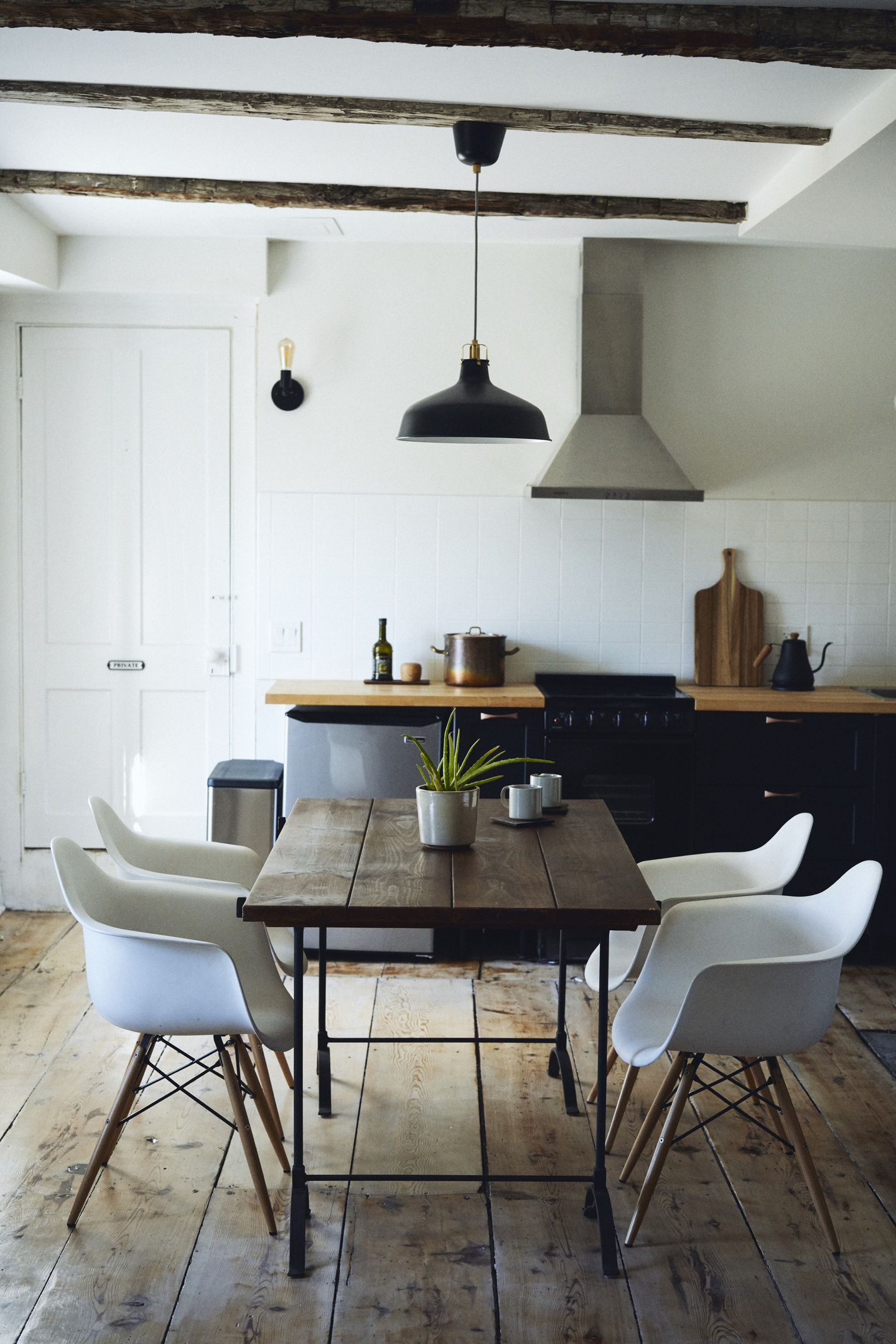 Dinner for two at the dining table