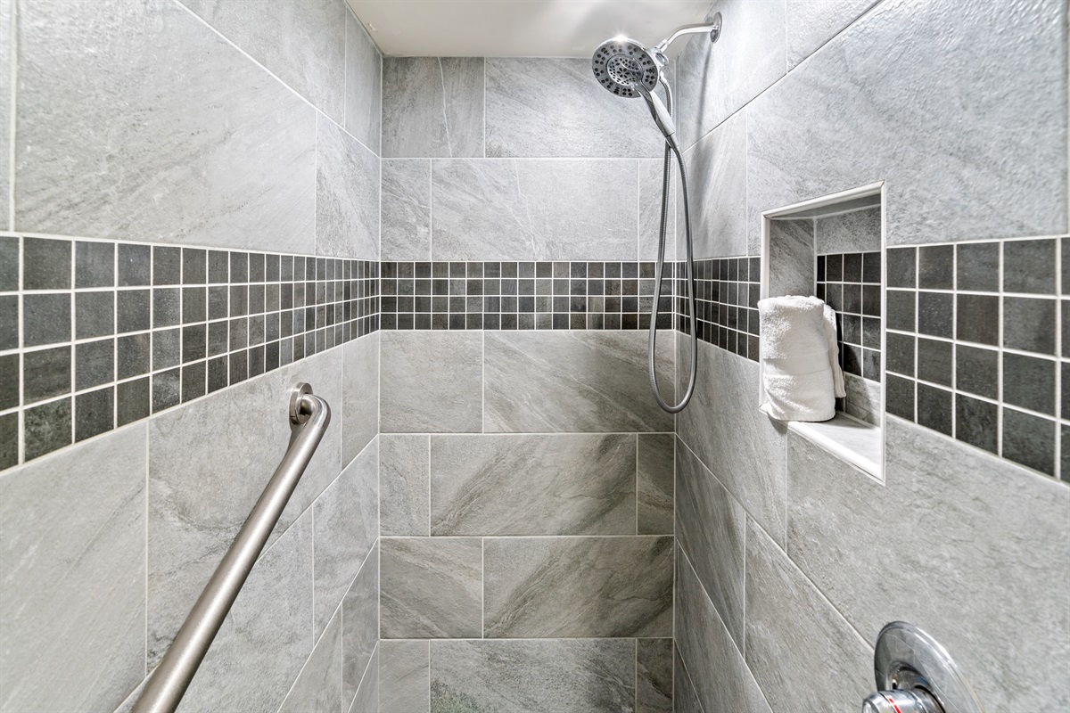 Shower in Main Bathroom