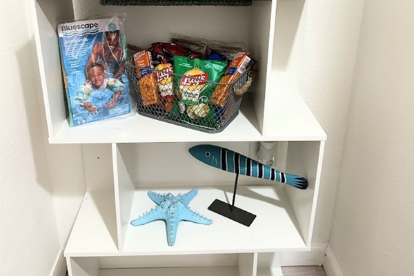 Enjoy a snack on us when you arrive