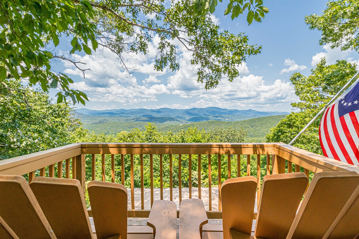 Crows Nest Overlooking Helen and Panormaic Mountain View