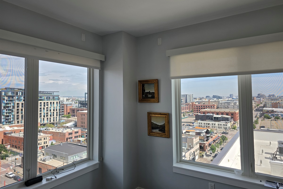 Great corner unit views from the second bedroom