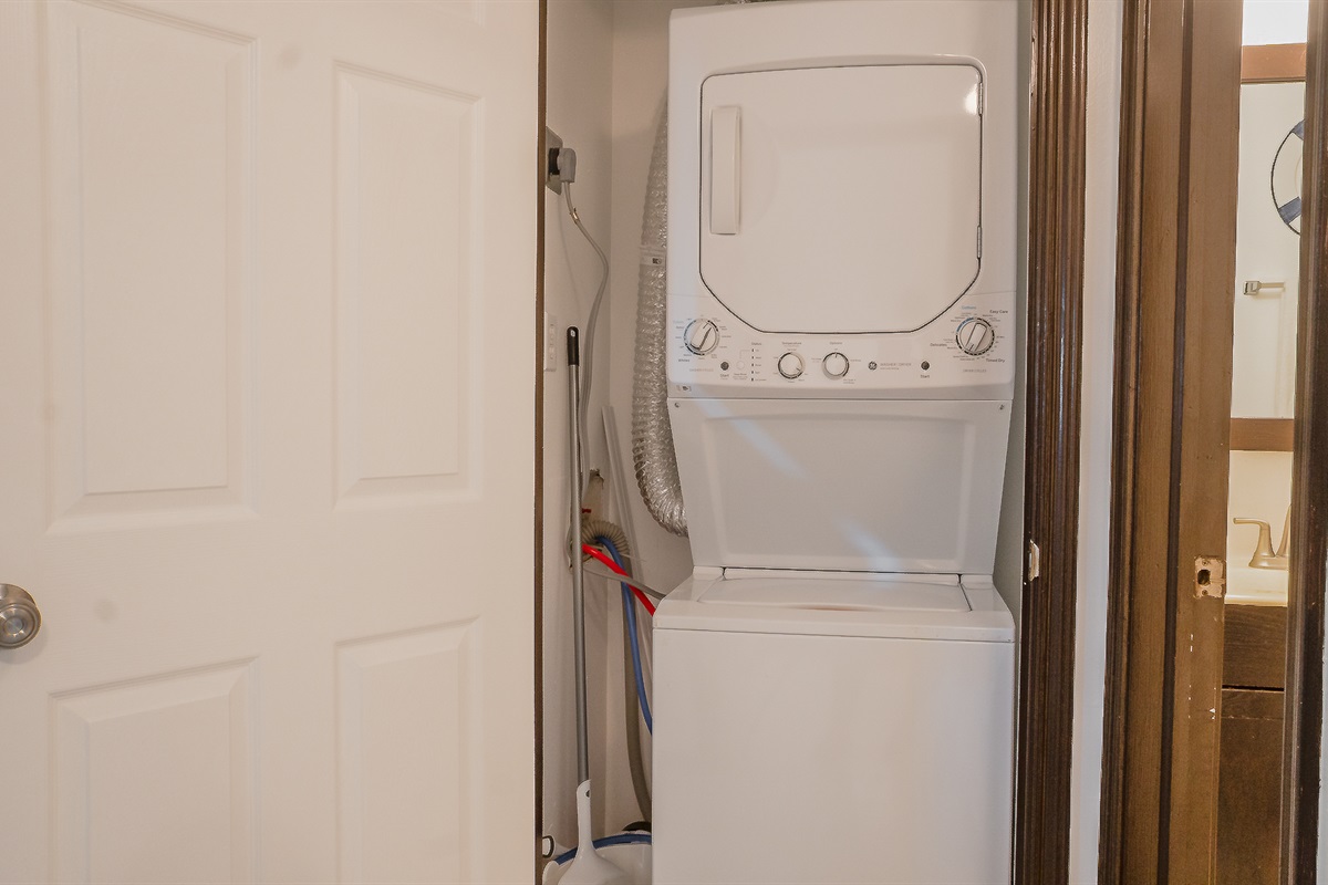 Washer and Dryer in the unit