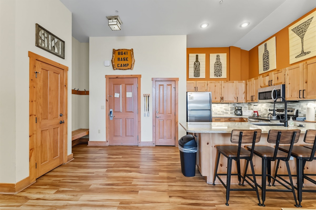 Large dining area / kitchen