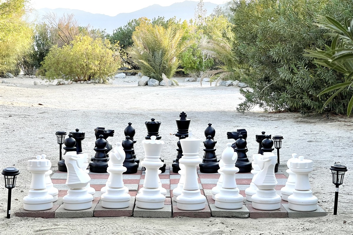 Giant outdoor chess