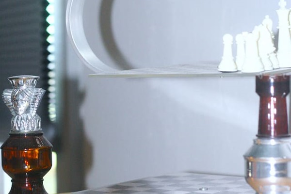 We found it - 3D chess as played on Star Trek.