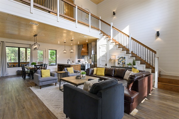 Open concept first floor