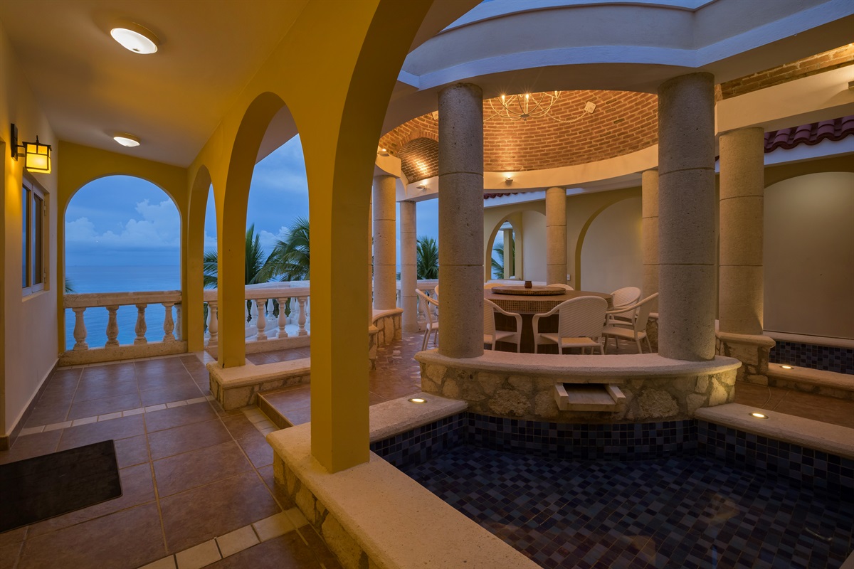 Entrance Atrium with Fountains and Balcony