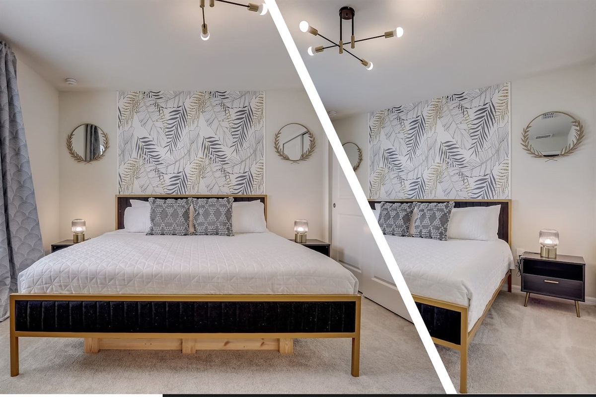 Bedroom  | King Bed | 2nd Floor | Smart TV | En-Suite Bathroom