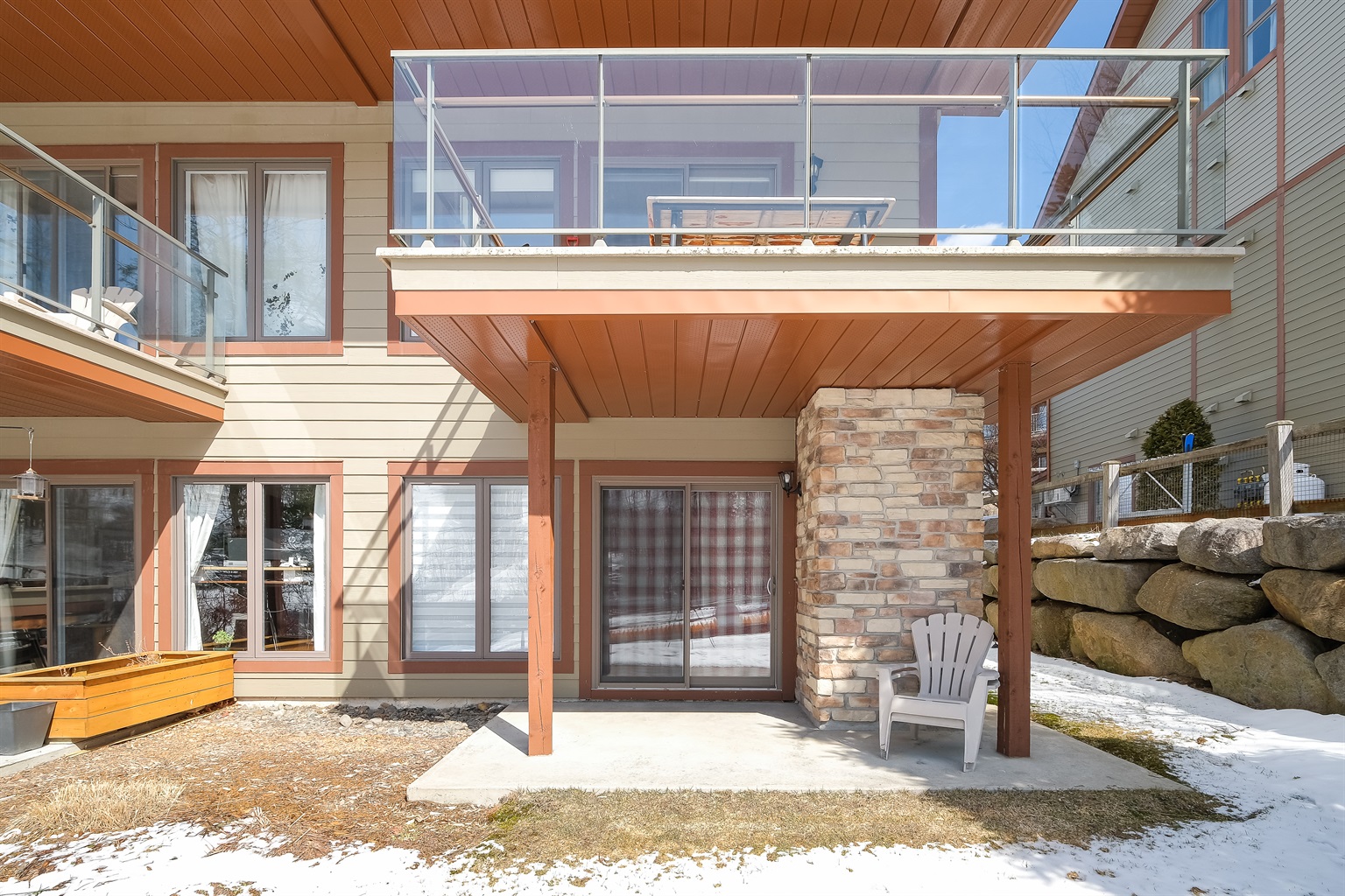 Terrasse privée - Hiver