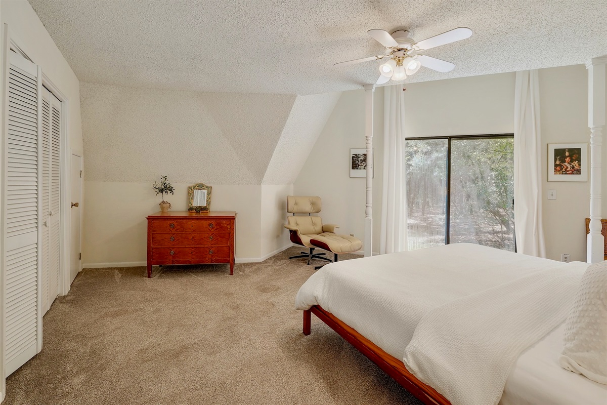 There is also outdoor access from this bedroom