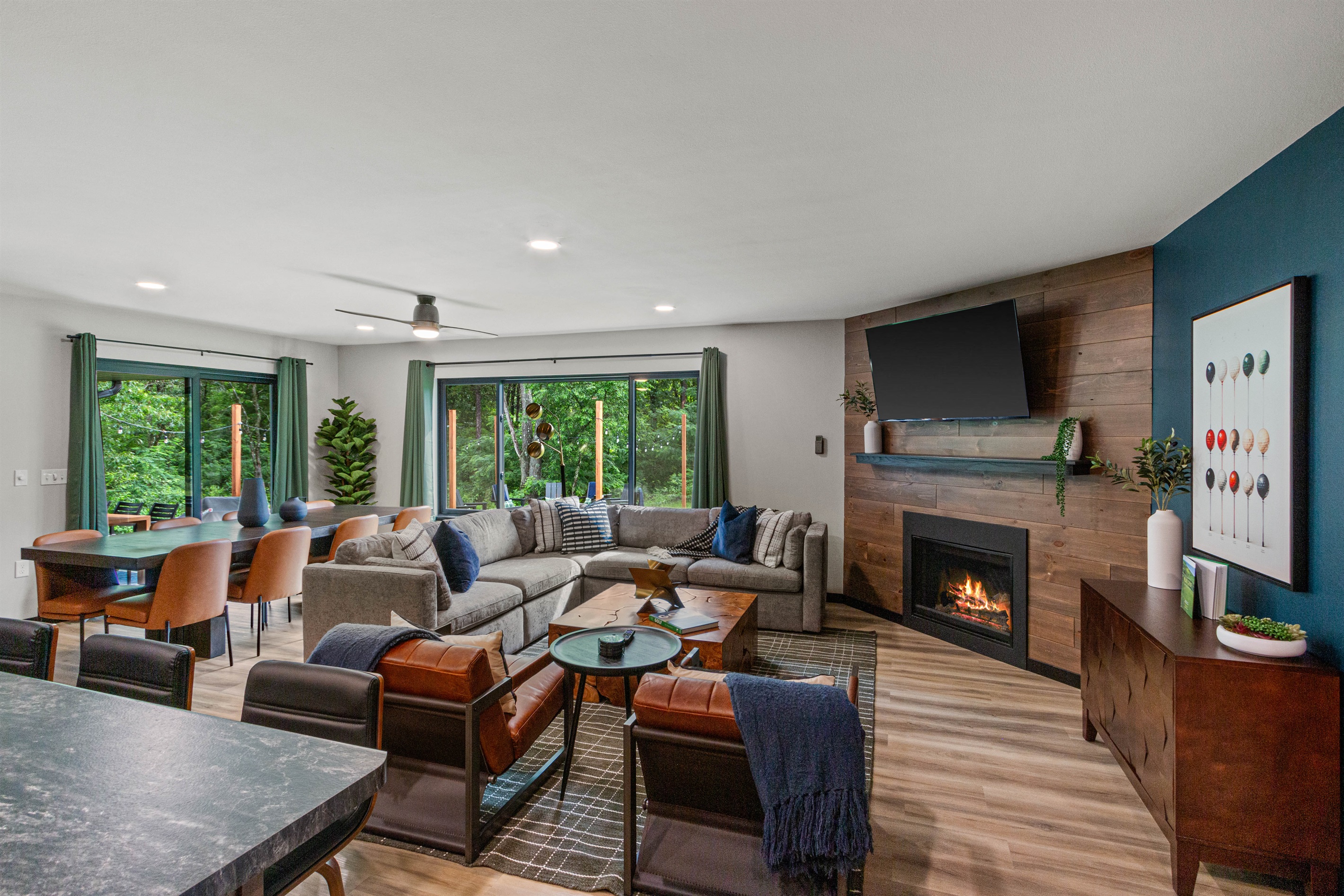 Plenty of room to cook, connect, and kick back