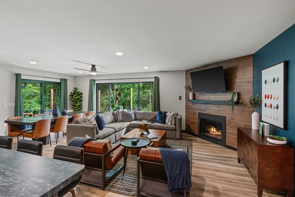 Plenty of room to cook, connect, and kick back