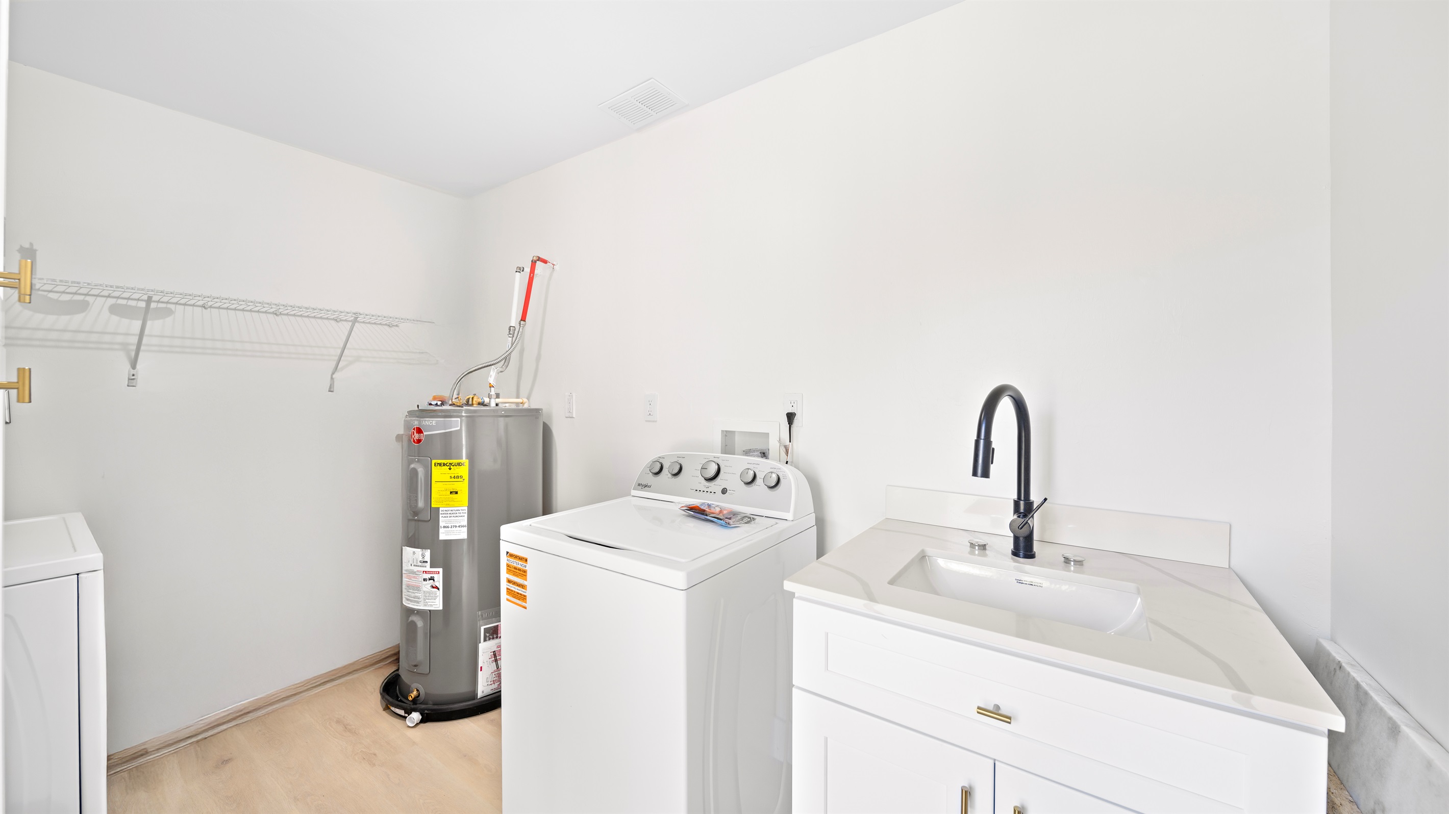 Laundry Room with Washer and Dryer
