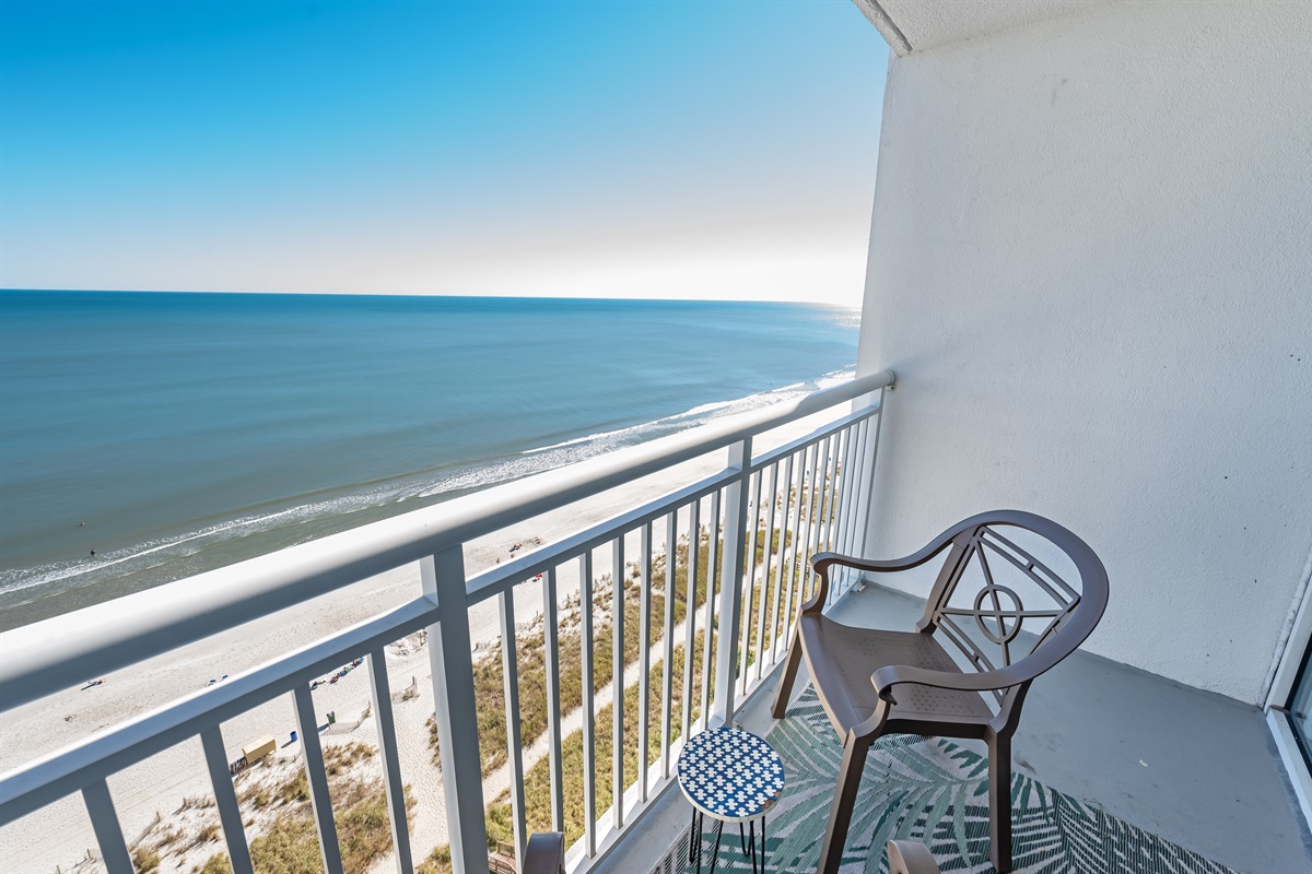 Breathtaking Views from Balcony!